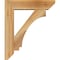 Ekena Millwork Imperial Slat Rough Sawn Bracket w/ Offset Brace, Western Red Cedar, 6"W x 22"D x 26"H BKT0604X22X26IMP06RWR - alternate 4